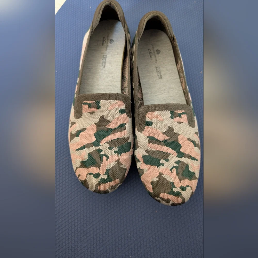 Clarks Cloudsteppers Camouflage Loafers